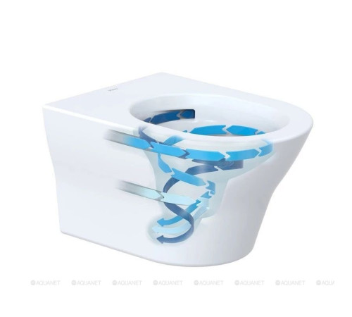 Унитаз подвесной Aquanet Smart W Tornado с сиденьем Soft Close Slim 00332172
