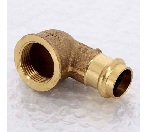 Угол 90° пресс-В бронзовый Viega Sanpress 22х1 314378