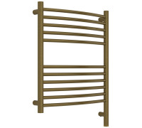 Полотенцесушитель электрический Сунержа Богема 3.1 выгнутая 500х600 мм правый состаренная бронза браш 05-6003-6050