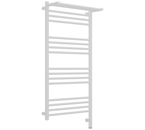 Полотенцесушитель электрический Сунержа Богема 3.1 с 1 полкой 50х100 см правый белый матовый 30-6007-1050