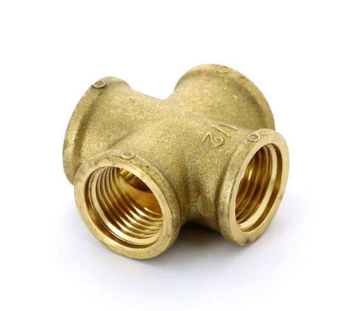 Крестовина латунная Uni-Fitt 1/2 ВР 619G2222