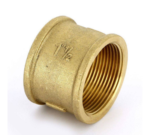 Муфта латунная Uni-Fitt 1 1/2 дюйма ВР-ВР 602G6600