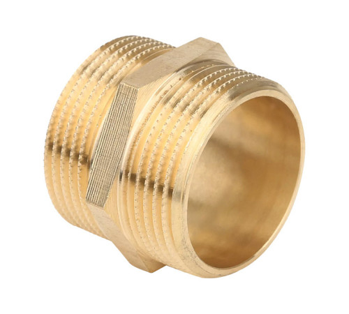 Ниппель резьбовой Gappo G1204 латунный 1 HP G1204