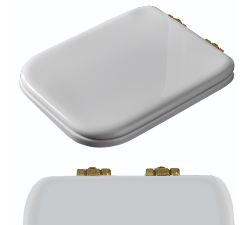 Комплект шарниров с микролифтом для сиденья Kerasan Waldorf 418601/418640 бронза R108A17