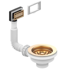 Выпуск для мойки Alveus 114 Bronze new с рамкой и заглушкой гофра 1144844