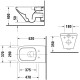 Унитаз подвесной Duravit DuraStyle Rimless 62х37 см удлиненный белый 2542090000