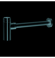 Сифон для раковины Aquanet 1 1/4 латунный без выпуска медь шлифованная AQM7010BC