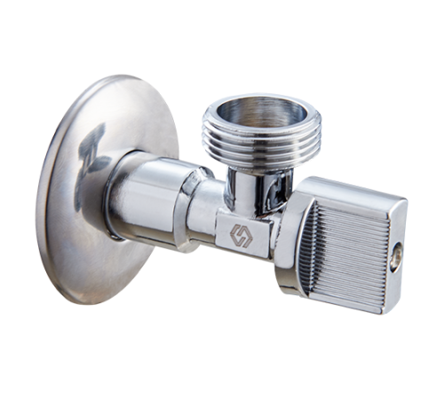 Кран шаровой угловой Högert Premium 1/2 x 3/4 НН PN 10 бабочка приборный BV4640405