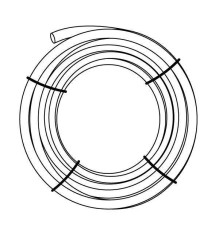 Труба универсальная ELSEN PE-Xa 32x4.4 мм бухта 50 м EPU32.2211-50