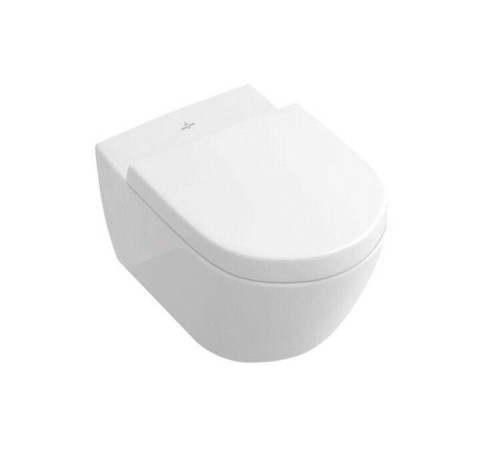 Унитаз подвесной Villeroy & Boch Subway 2.0 370x560 мм DirectFlush CeramicPlus альпийский белый 5614R0R1