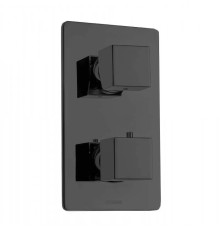 Термостат для душа Bossini Cube встраиваемый черный матовый Z00061.073