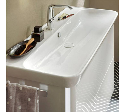 Комплект мебели с раковиной Burgbad Iveo 100 см LED подсветка белый глянец SFEY100F2833G0169C0001