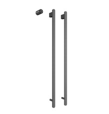 Полотенцесушитель электрический AQM 1000456 встраиваемый с терморегулятором металл AQM3132GM