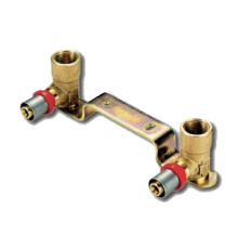 Кронштейн с оконечными фитингами Tiemme 20x1/2 150 мм 1650153