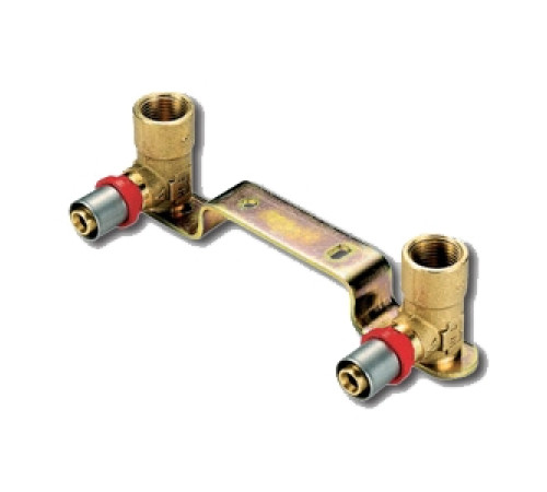 Кронштейн с оконечными фитингами Tiemme 20x1/2 150 мм 1650153