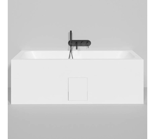 Ванна встраиваемая на ножках Salini Orlanda Axis Kit 170х75х60 см UpDown S-Stone белый матовый 103323M