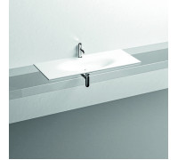 Раковина Kerasan Shape 122х52 см встраиваемая 1 отверстие белый матовый 548030