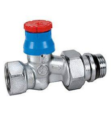 Клапан термостатический Giacomini R402TG прямой 3/4 ВН хромированный R402X034