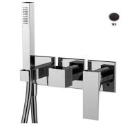 Смеситель для душа встраиваемый FIMA Carlo Frattini Zeta черный матовый F3989X8NS