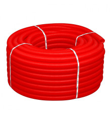 Труба гофрированная ELSEN FlexLight 32/40 мм красная бухта 30 м EPC32-40R