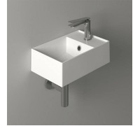 Раковина Simas Agile 40х27 см 1 отверстие белая AG40 bi