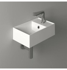 Раковина Simas Agile 40х27 см 1 отверстие белая AG40 bi