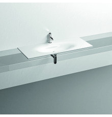 Раковина Kerasan Shape 122х52 см встраиваемая 1 отверстие белый глянцевый 548001