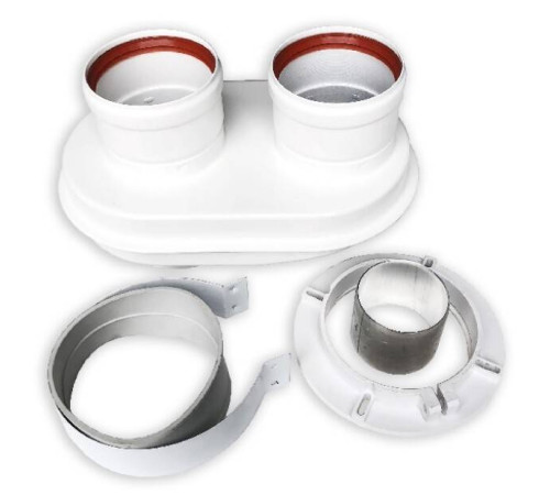 Адаптер моноблочный Camino 60/100-80/80 мм универсальный TR8004