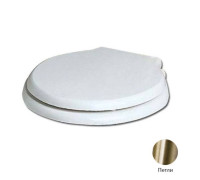 Сиденье для унитаза Azzurra Jubilaeum микролифт белый/бронза 1800/F bi/br