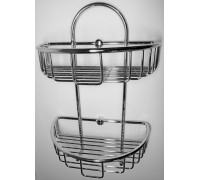 Полочка сетчатая двойная Clarberg 320х245х135 мм ACC11