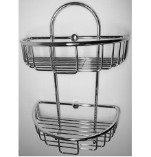 Полочка сетчатая двойная Clarberg 320х245х135 мм ACC11