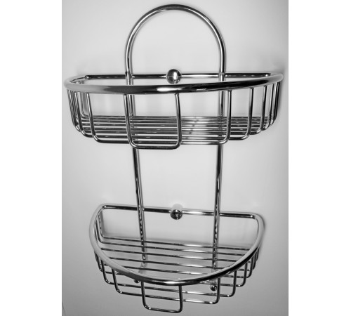 Полочка сетчатая двойная Clarberg 320х245х135 мм ACC11