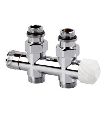 Узел нижнего подключения термостатический SR Rubinetterie прямой 1/2 x 3/4 E хром 0686-1500C0E0