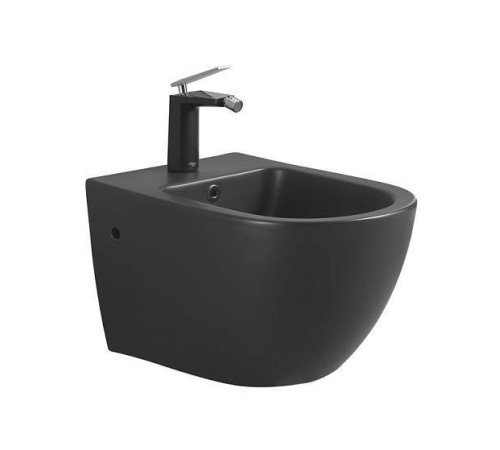 Биде подвесное Boheme Bianca 35,5х55,5 см черный матовый 962
