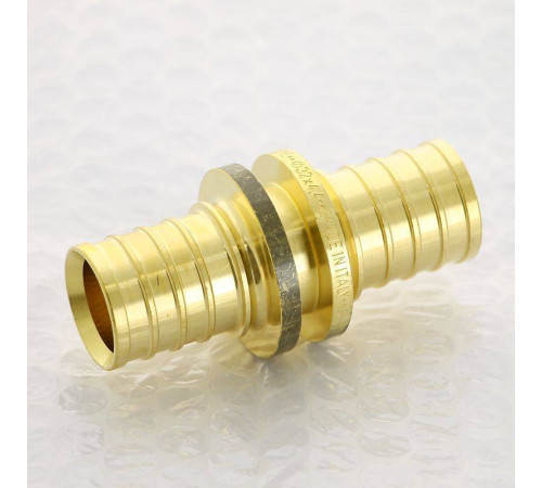 Муфта аксиальная равнопроходная Uni-Fitt 32 мм латунь 740G9900