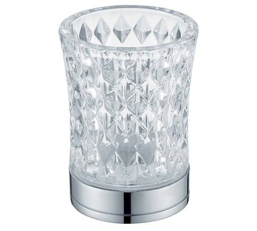 Стакан для зубных щеток настольный Boheme Hermitage хром 10213