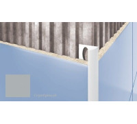 Профиль для плитки внешний Cezar 10 мм серебро T202