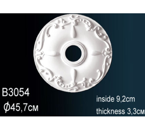 Розетка потолочная Perfect B3054 полиуретановая 540 мм B3054