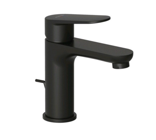 Смеситель для раковины Kludi X1 110 с донным клапаном Push-Open черный матовый 322883975