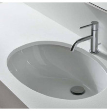 Раковина Globo Lavabi darredamento 57х43х20 см с переливом и креплениями VA018.BI