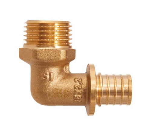 Угольник переходной латунный SMART Install 20x2.8-3/4 НР 52144S