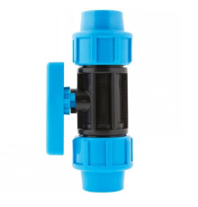 Кран шаровой компрессионный РТП ПНД 20 x 20 мм 506409