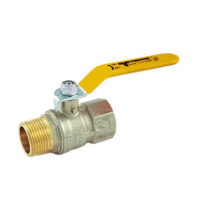 Кран шаровой Tiemme TORNADO для газа 1/2 НР-ВР ручка-рычаг 2390013