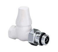 Клапан запорный прямой SR Rubinetterie Old Style 1/2 белый 0342-1500VC0A