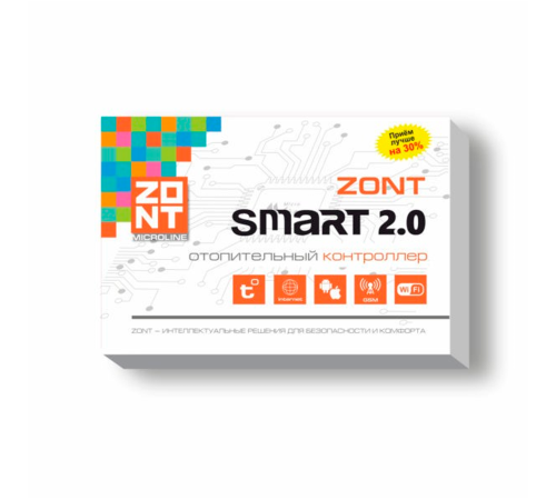 Контроллер отопления ZONT SMART 2.0 GSM Wi-Fi ML00004479