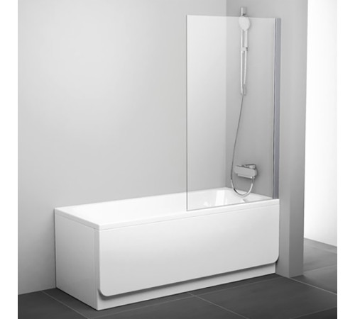 Шторка для ванны Ravak Pivot 80 см транспарент блестящий 79840C00Z1