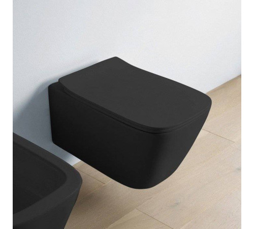 Унитаз подвесной Artceram A16 36х52 см черный матовый ASV006 17 00