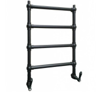 Полотенцесушитель водяной Nicolazzi El Capitan 55(70)x80.3 см черный матовый 5528CLNEM69