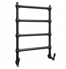 Полотенцесушитель водяной Nicolazzi El Capitan 55(70)x80.3 см черный матовый 5528CLNEM69