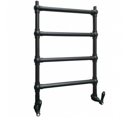 Полотенцесушитель водяной Nicolazzi El Capitan 55(70)x80.3 см черный матовый 5528CLNEM69